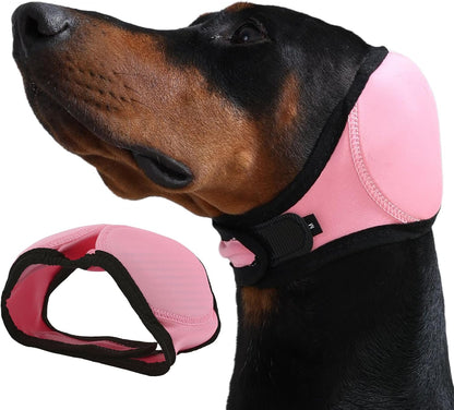 Dog Ear Muffs & Swim Cap and No Shake Ear Wrap for Bathing, Hematoma, Drying & Noise Anxiety Relief - Elastic Waterproof Ear Protection with Calming Hoodie for Grooming - Image 13