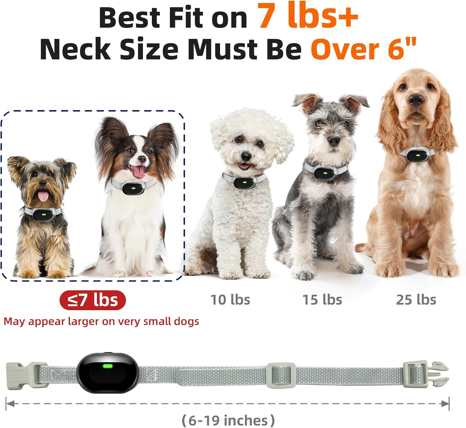 Side profile of Chupolik waterproof receiver for dogs