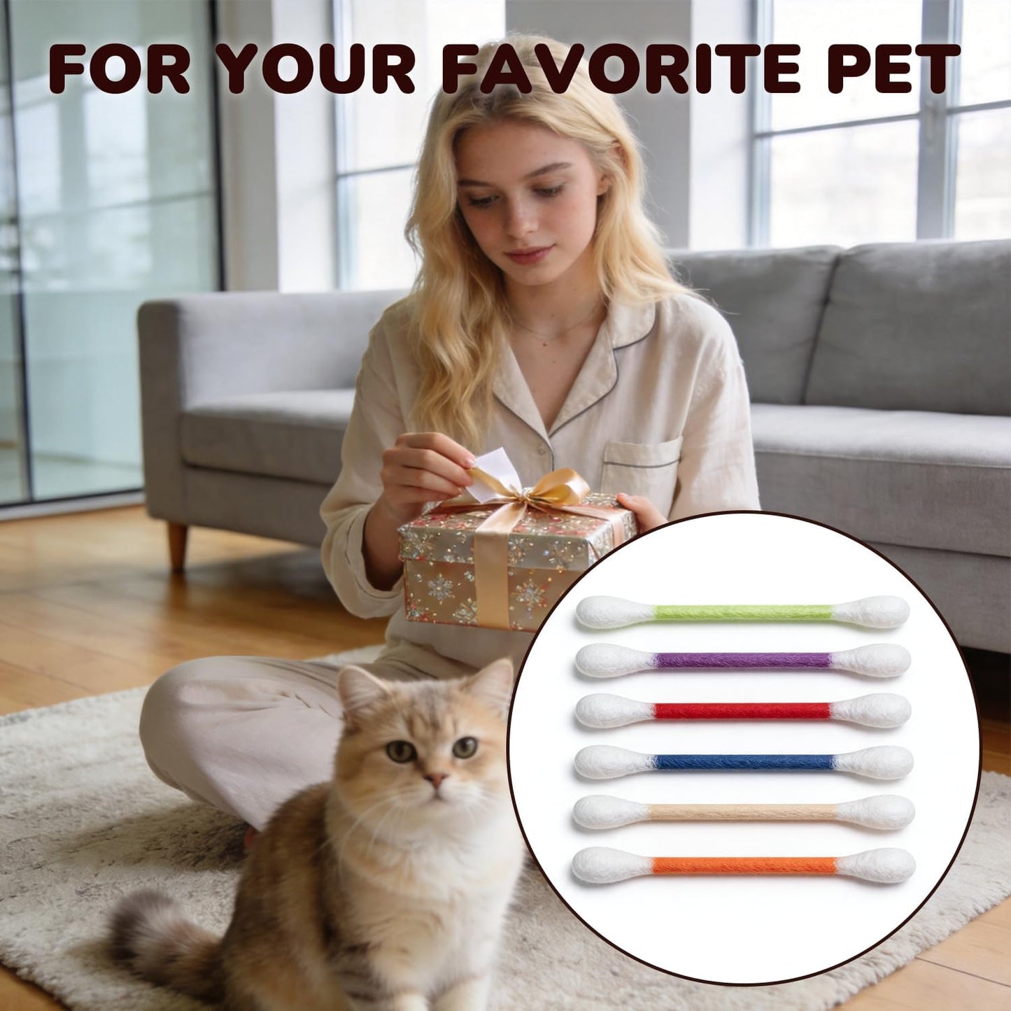 Set of 6 catnip toys for indoor boredom relief