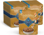 Blue Buffalo Delectables Variety Pack Natural Grain Free Wet Dog Food Topper (Tasty Chicken & Hearty Beef) Tender Cuts in Gravy with Natural Ingredients, Vitamins & Minerals, 3-oz. Each (12 Pouches) - Image 12