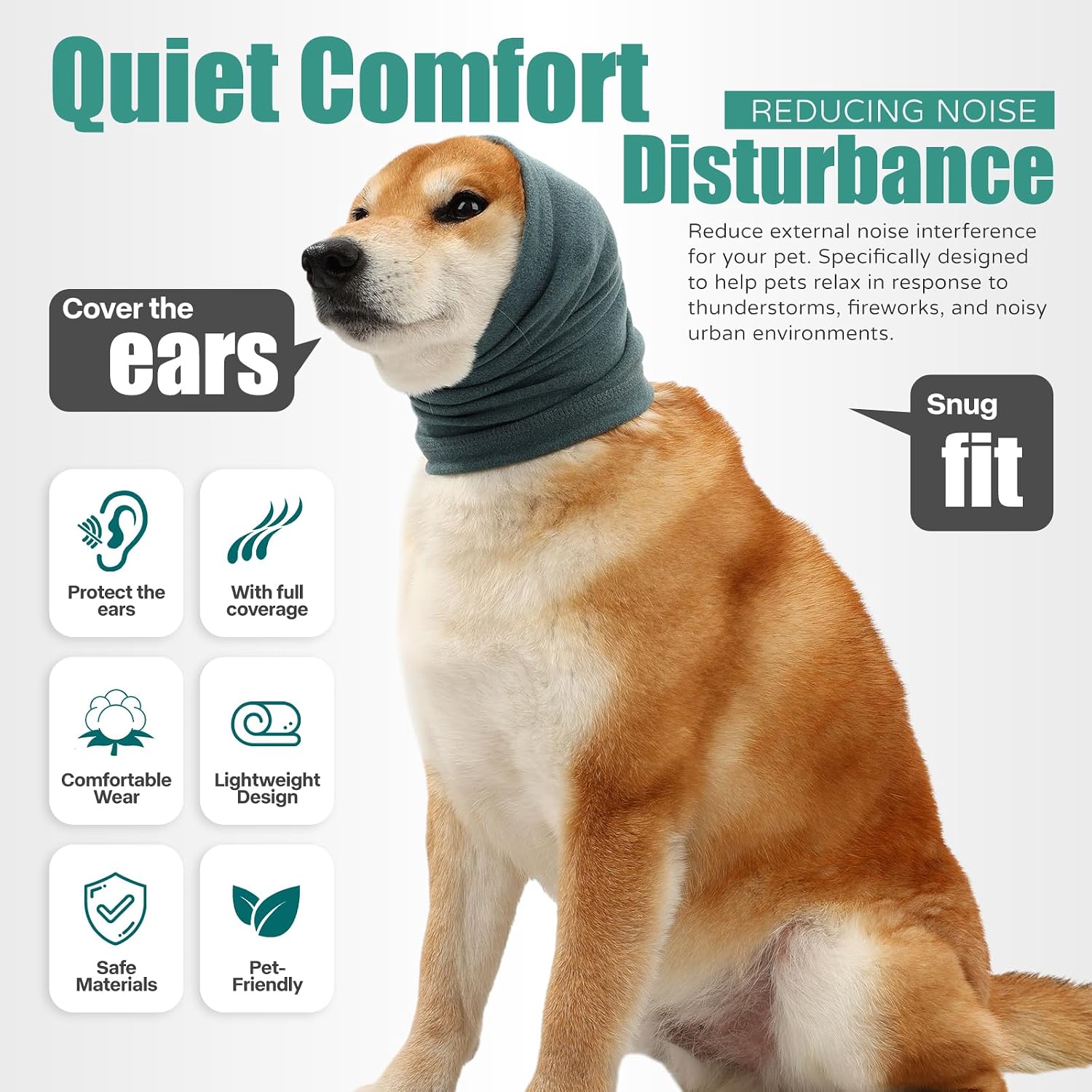 UUREED hematoma ear wrap for dog ear protection