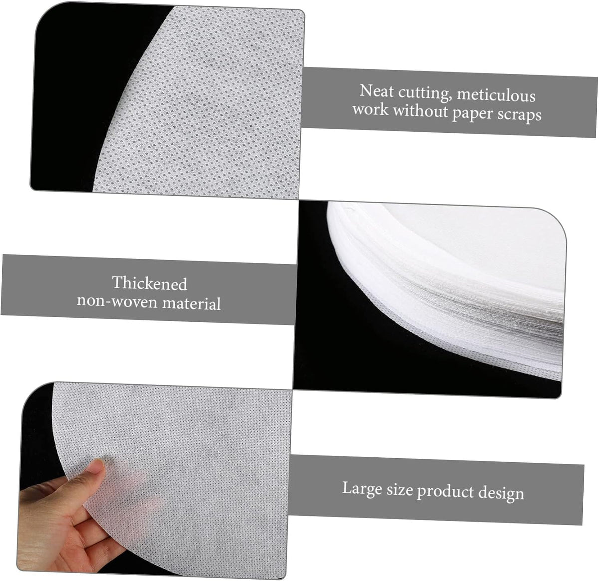 Bcoath 100 Sheets absorbent cage mat stack