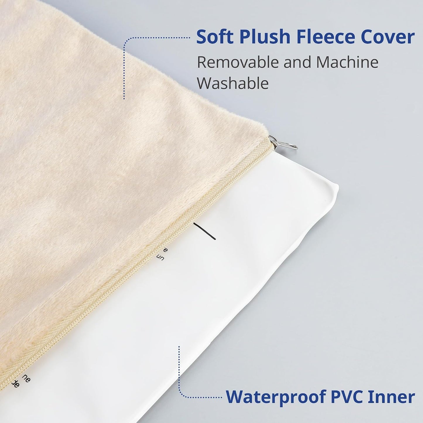 NICREW removable washable fleece cover close up