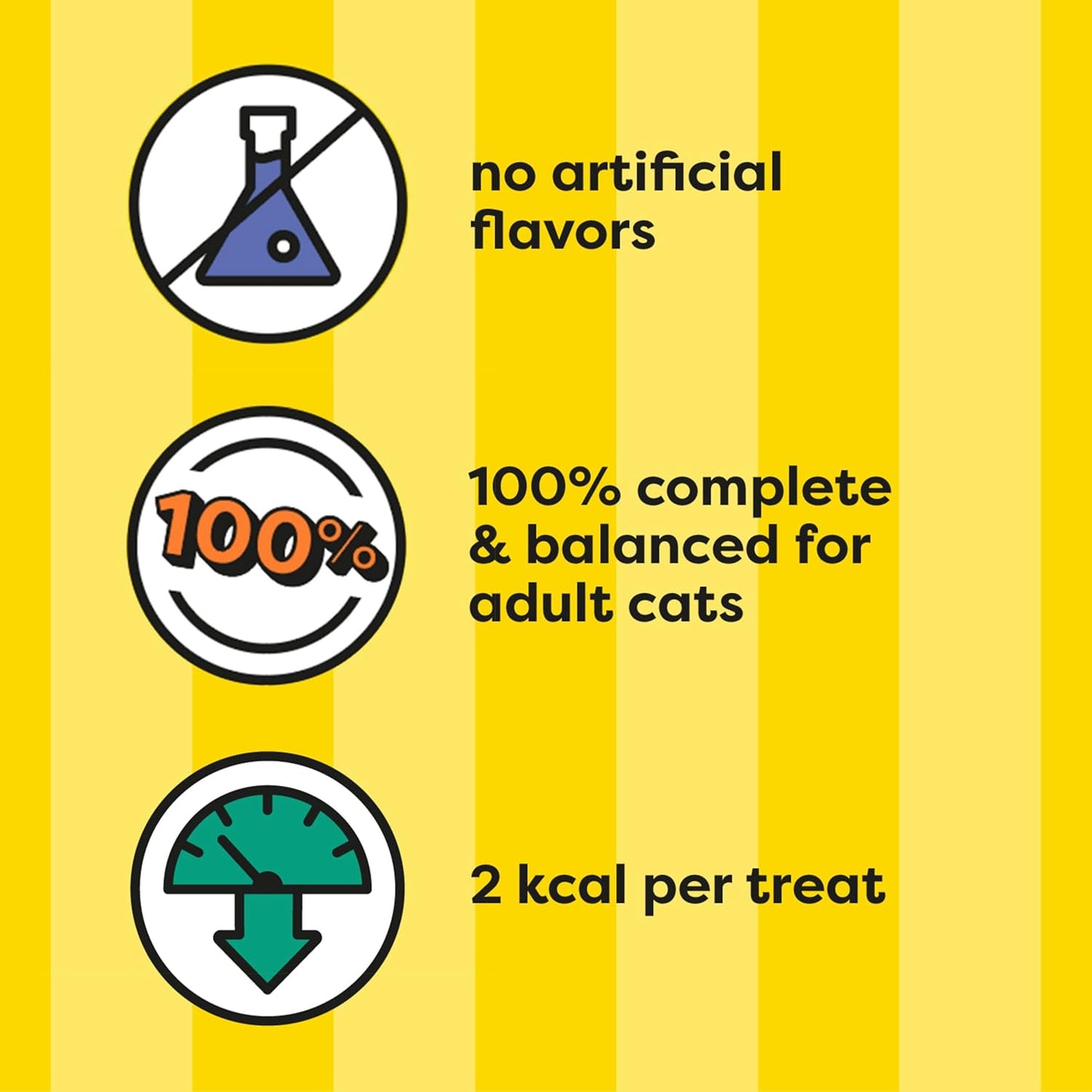 Imported USA cat rewards with less than two calories per treat