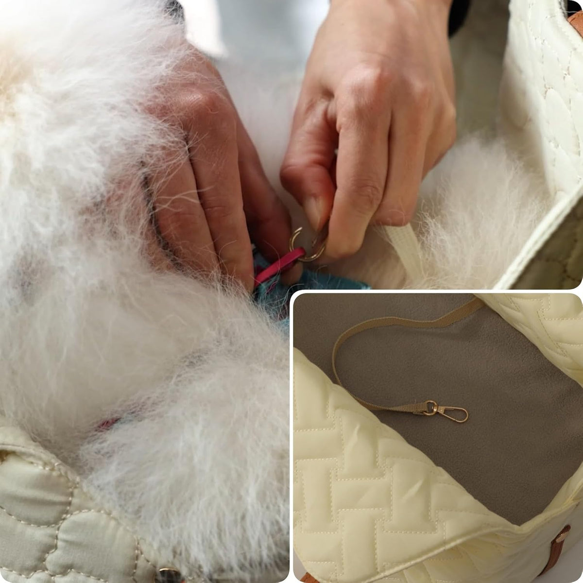 Pethaven pet kennel bag with breathable mesh side