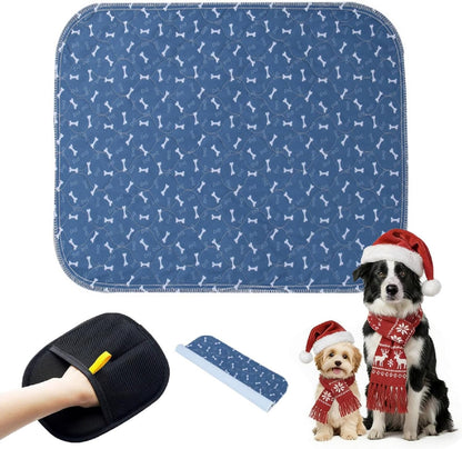 Puppy Pee Pads with Pheromones, Washable Puppy Training Pads for Dogs Reusable Puppy Potty Pads for Dogs and Cats(with Pet Hair Removal Gloves) - Image 10