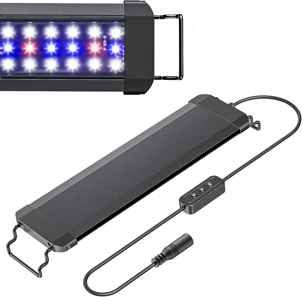 Pawfly 6 W Terrarium Light for 6" to 10" Terrariums Extendable Reptile Tank Light with Full Spectrum Brilliant White Blue Red Lights with Day & Night Modes and Adjustable Brightness - Image 10