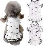 Close up of elastic material on Yoolhamy small breed pet dress