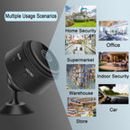 Zmdcam Mini Security Camera showing wide angle lens