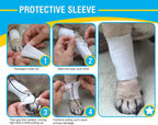 Detailed view of PawFlex sleeve texture and breathability