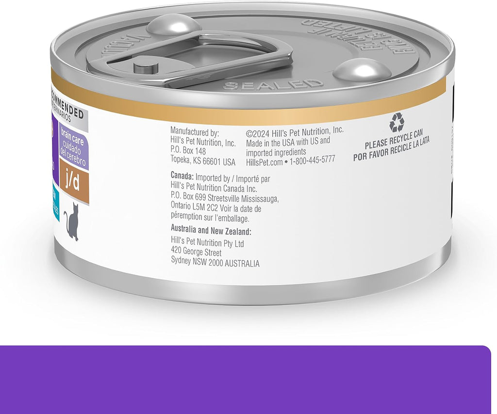 Authentic imported Hills Prescription Diet tuna and vegetable stew cat food pack