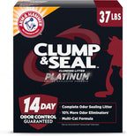 ARM & HAMMER Clump & Seal SLIDE Platinum Multi-Cat Clumping Cat Litter, Easy Clean Technology with No Scrubbing, 14-Day Odor Control, 37 lbs - Image 10