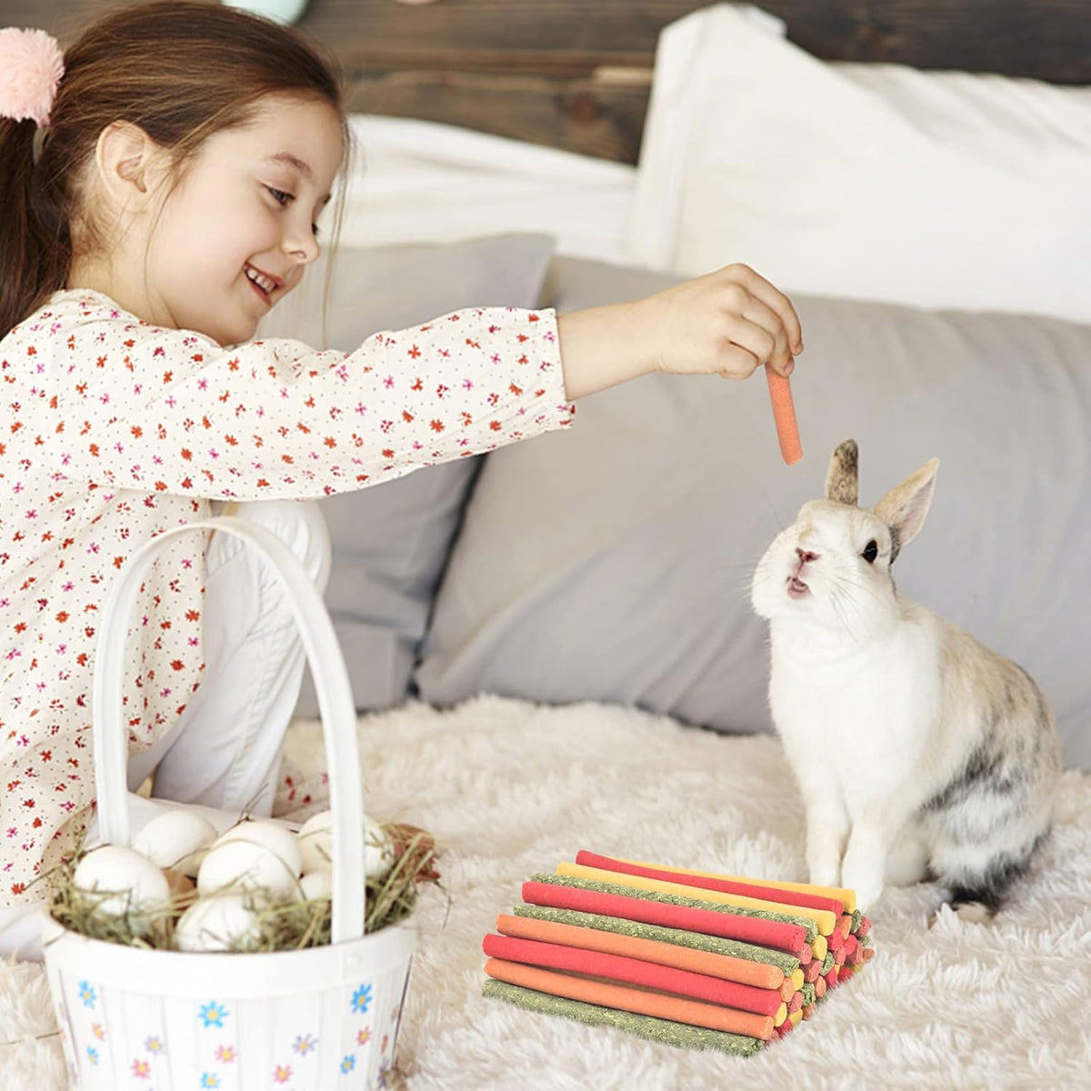Handmade timothy hay chews for guinea pigs
