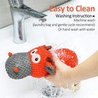 Iokheira interactive dog chew toy multi layer design with waterproof inner lining