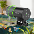 Freesea automatic fish feeder front view digital display