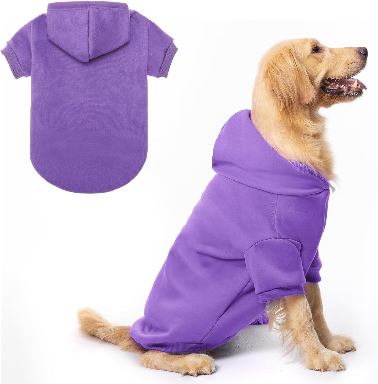 BINGPET extra large pet hoodie comfortable outdoor walk