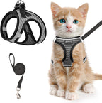 SALFSE comfortable fit escape proof cat walking gear with leash
