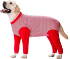 Yeapeeto Dog Onesie Surgery Recovery Suit for Large Medium Bodysuit Dogs Pajamas PJS Full Body for Shedding, Prevent Licking, Wound Protection, Cone Alternative (2XL, Pink) - Image 15