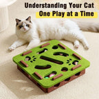 LCSICY cat nail file box with bell balls inside for interactive play.