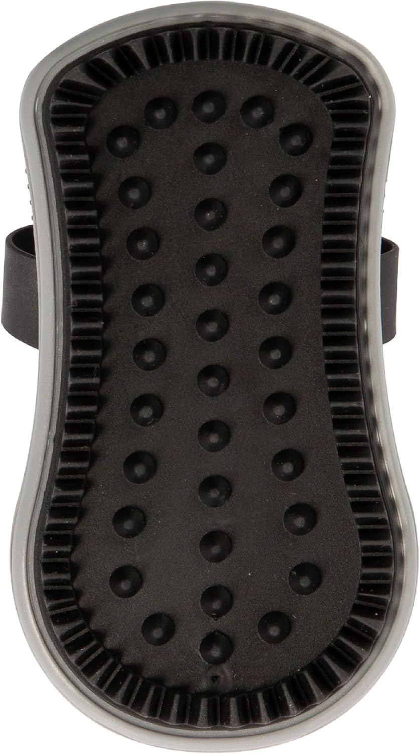 Premium USA imported FURminator curry brush for removing loose hair from cats and dogs