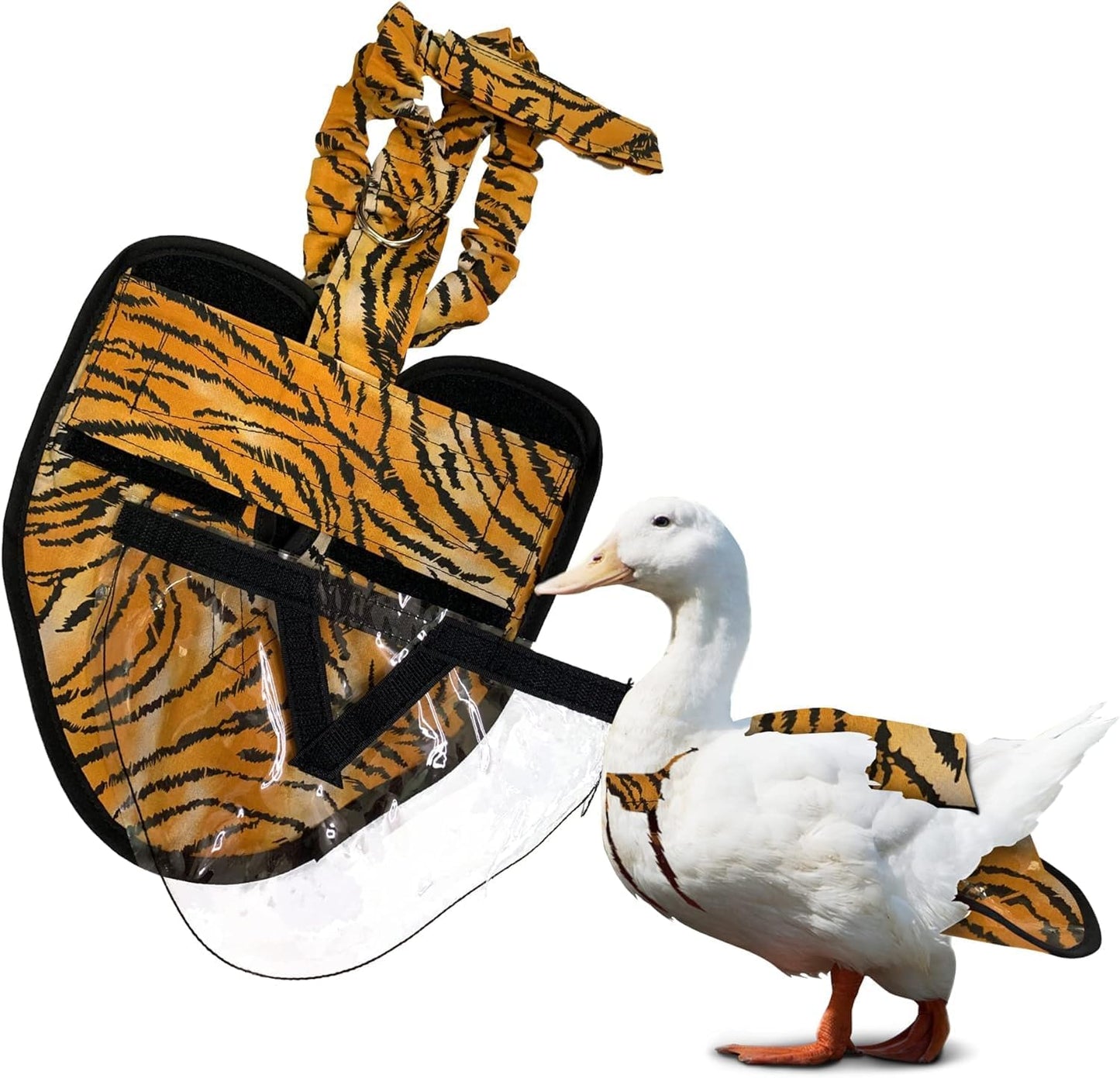 Hen Holster Starter Kit - Wrap-Around Pekin Duck Diaper w/ Removable Liner & Adjustable Tab - Durable, Secure Fit, Easy to Wear Diapers for Ducks - Butterfly Camo - Image 9