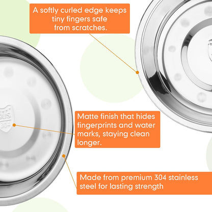 Patelai travel friendly non slip cat food bowls with silicone bases