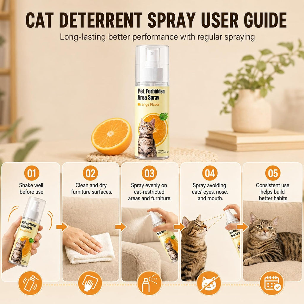 Two bottles of Wanban pet training spray