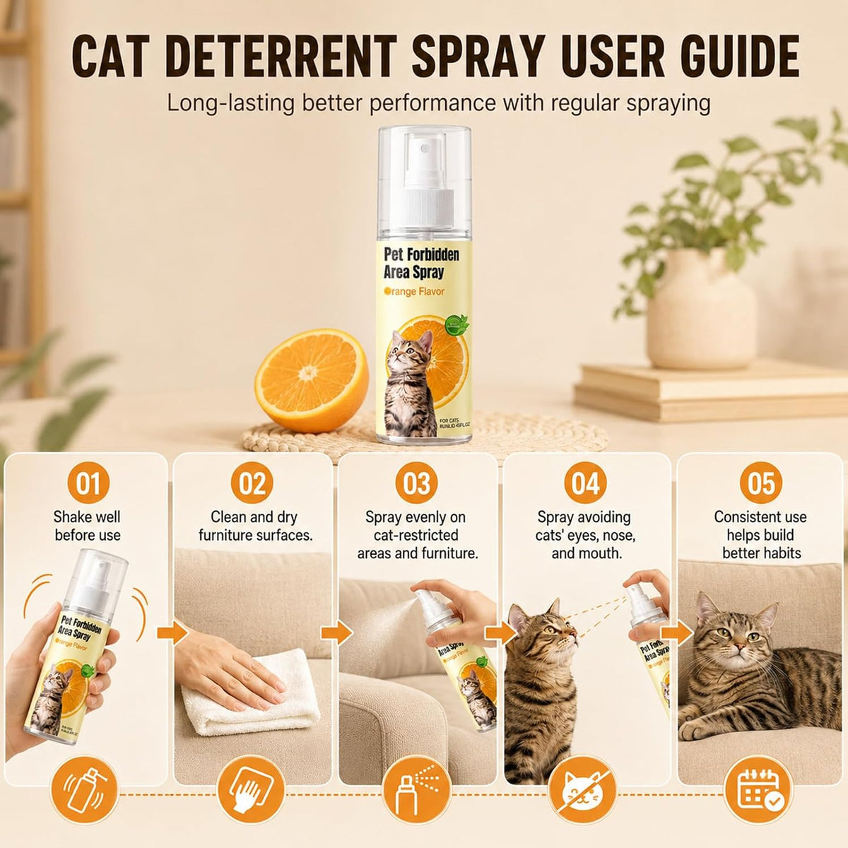 Two bottles of Wanban pet training spray