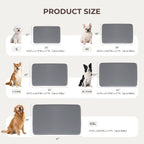 Waterproof Dog Crate Pad Medium Sized Dog, Dual-Sided Outdoor Dog Bed for Crate Washable, Cooling Dog Sleeping Foam Mat, Wipeable, 35x22, Grey - Image 9