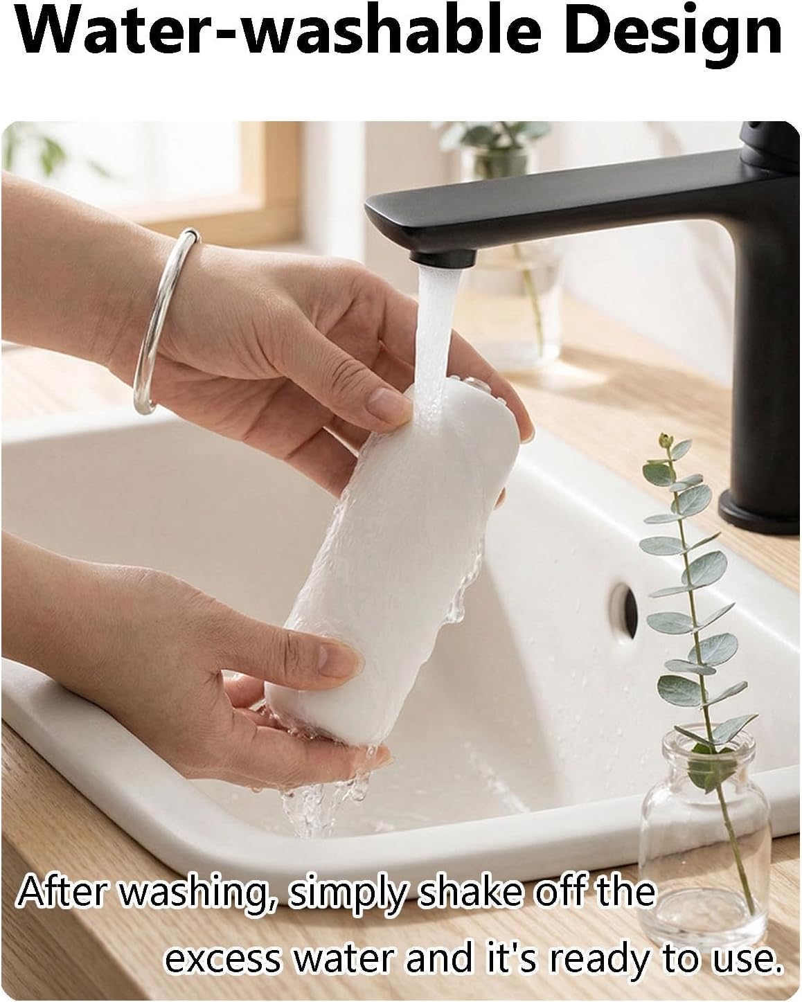 Pet hair removal gel roller wiping lint from car upholstery seats