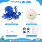Close up of Voxget octopus toy zipper mechanism