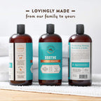 Close up of Rocco And Roxie pet shampoo ingredient label