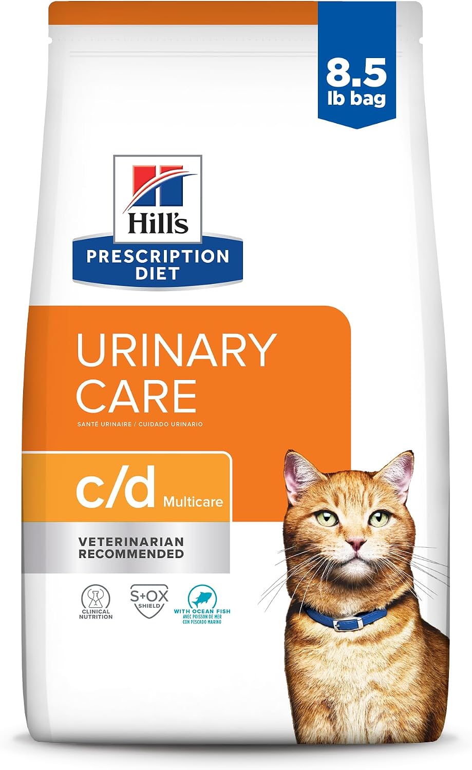 Hill's Prescription Diet c/d Multicare Urinary Care Dry Cat Food, Chicken, 4 lb. Bag - Image 15