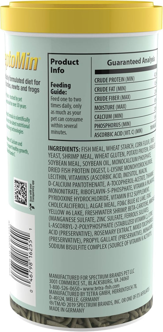 Tetra ReptoMin aquatic turtle food packaging