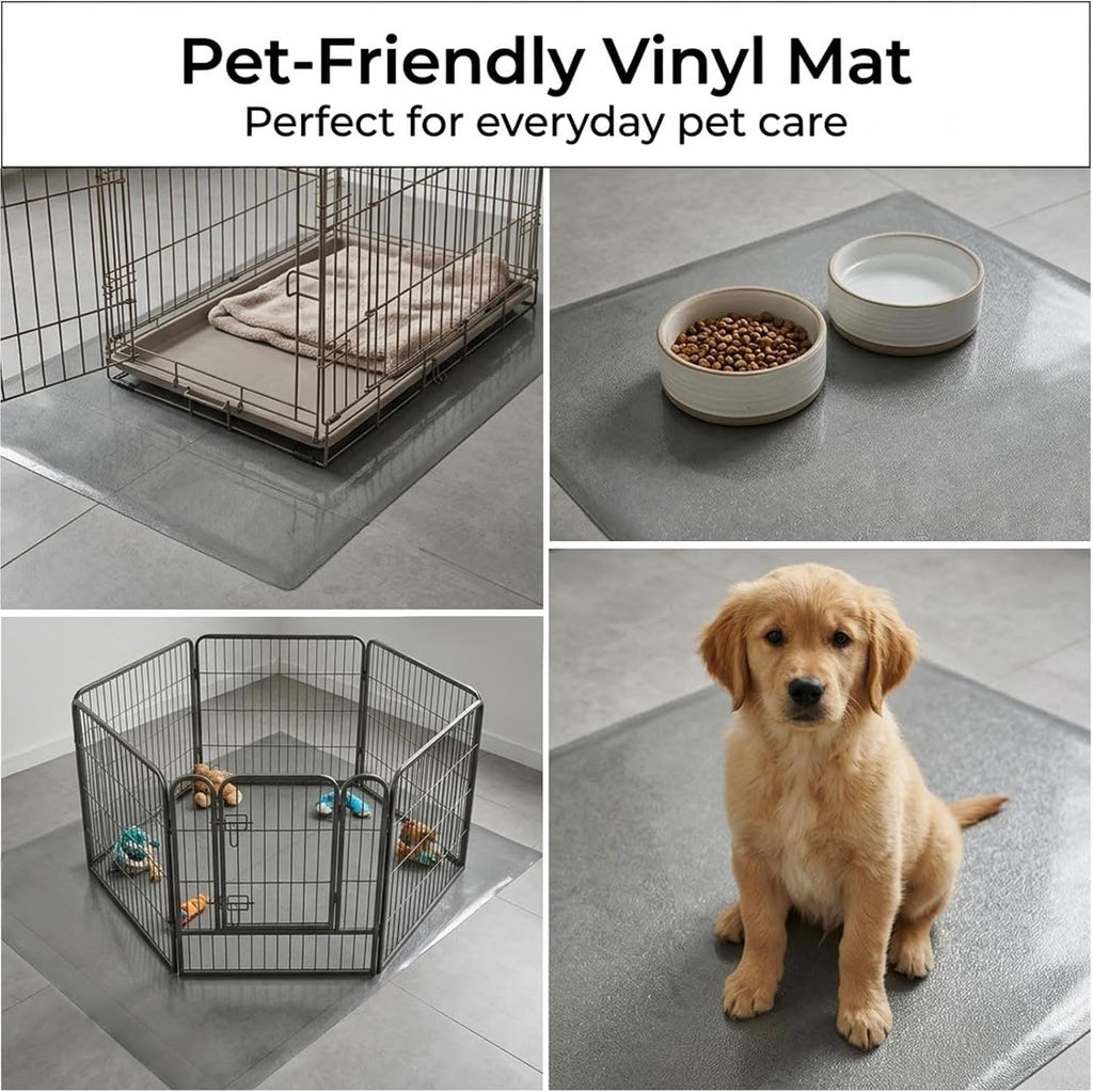 Amoyttn clear floor protector showing scratch resistant surface