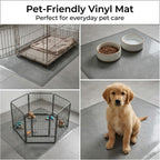 Amoyttn clear floor protector showing scratch resistant surface