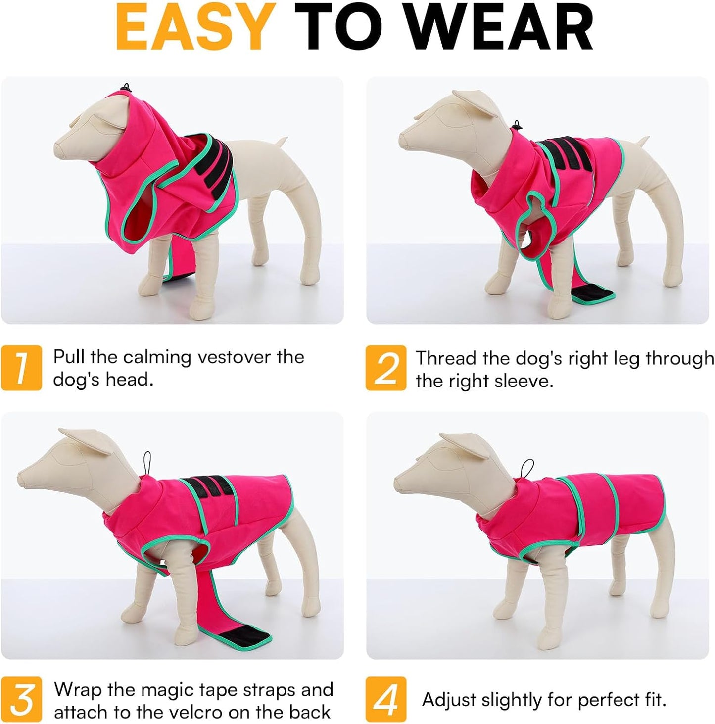 Queenmore separation anxiety relief jacket for medium sized dogs