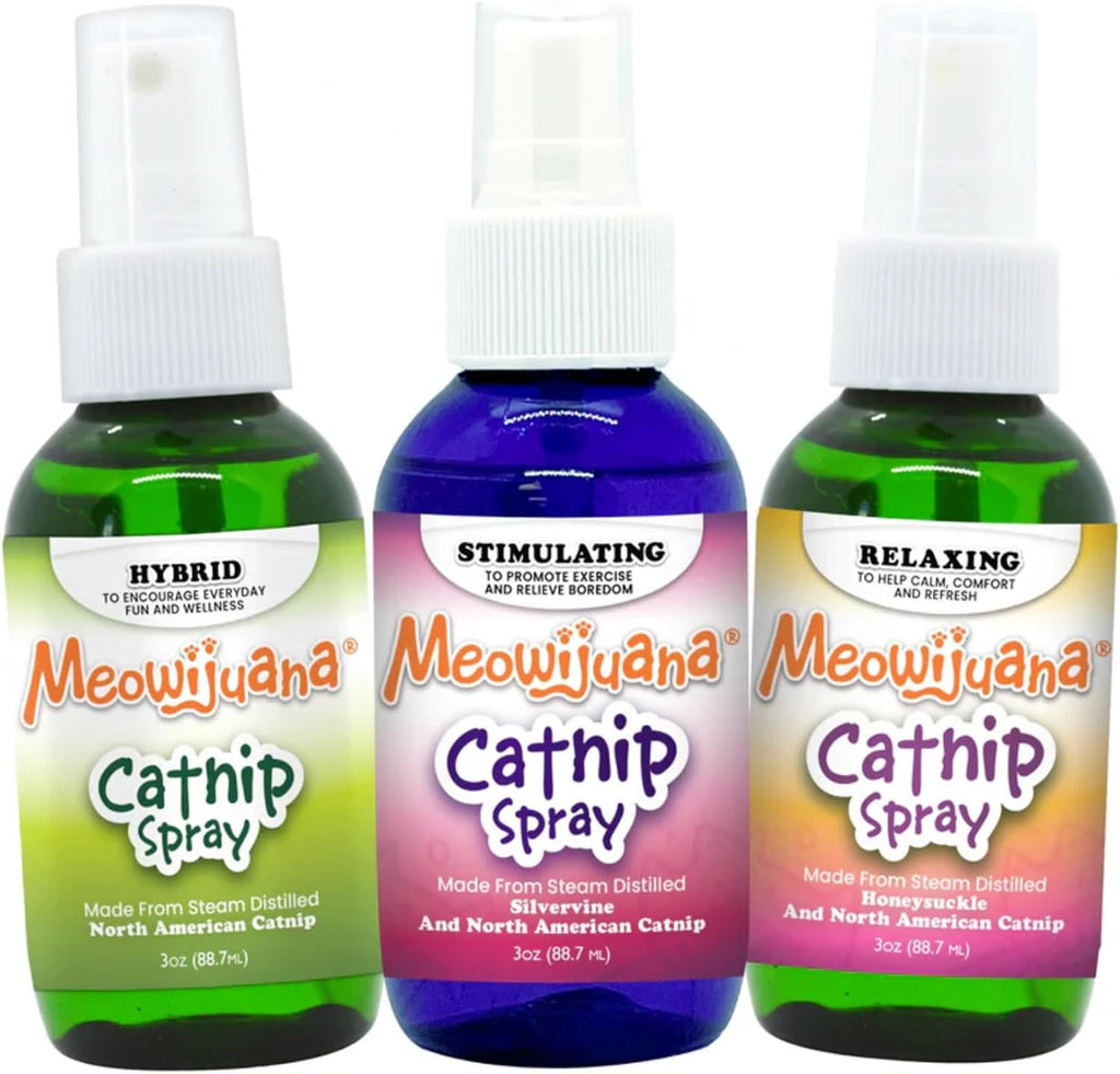 Meowijuana Premium Catnip Spray - 3 oz. | High Potency Formula | Natural Formula for Pet Owners & Multi-Cat Households | Enhance Playtime & Relaxation | Perfect for New Cat Owners - Image 9