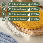 Washable round pet cushion insert for transparent space capsules