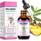 Vosifsdiy Collagen for Cats 60ml liquid bottle front view for feline joint and coat support