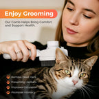 Ergonomic handle detail of Livekey grooming tool