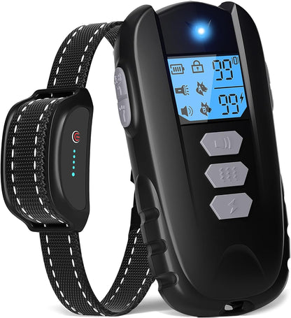 FWQEFVA dog shock collar with remote front view