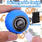 Premium USA imported automatic cat toy packaging with all included accessories for indoor feline mental stimulation.