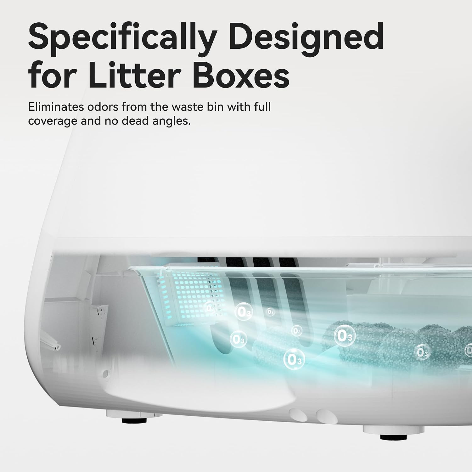 Catlink C70 automatic cat toilet deodorizer refill cube showing compact size and pet safe design.
