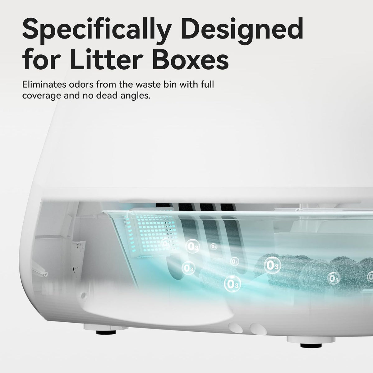 Catlink C70 automatic cat toilet deodorizer refill cube showing compact size and pet safe design.