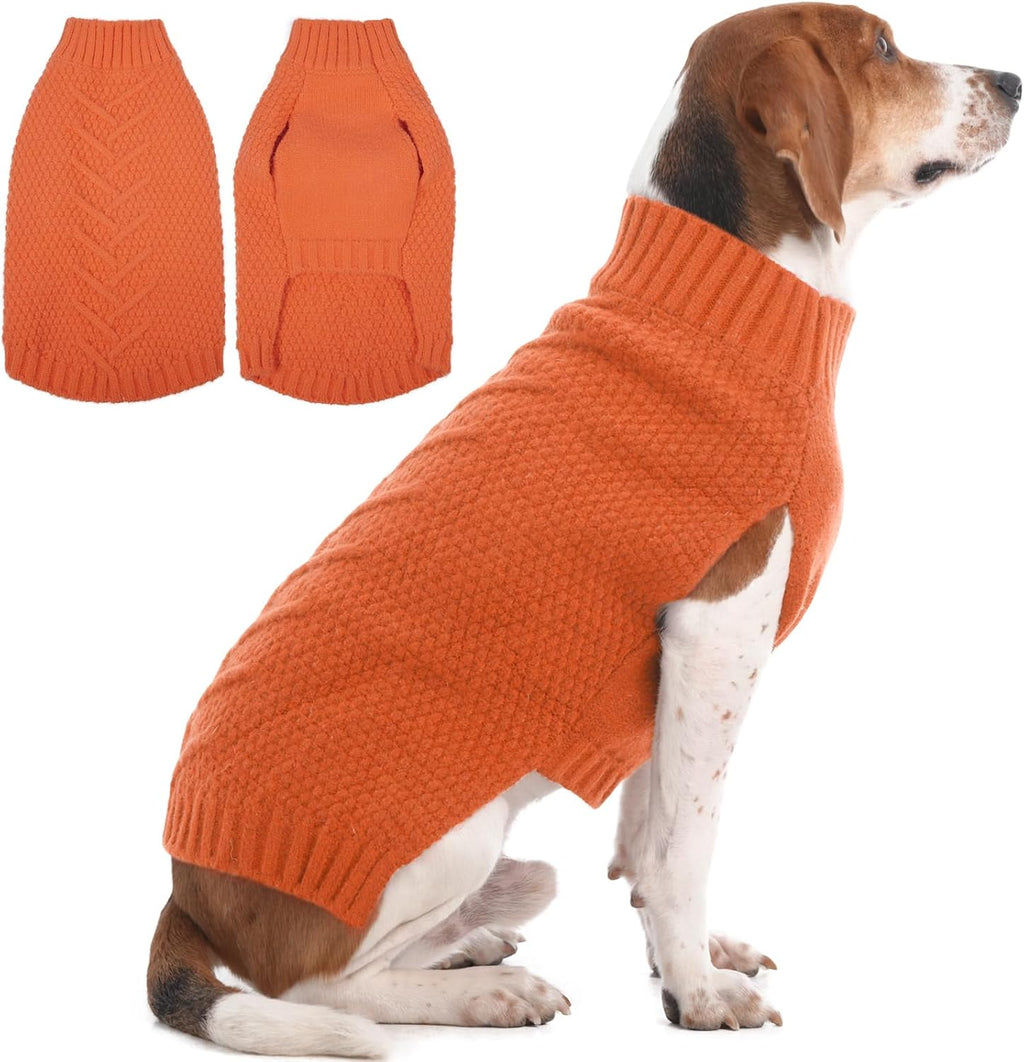 IECOii Extra Large Dog Sweater, XXXL Dog Sweater for Large Dogs Girl Boy, Xmas Pet Holiday Sweaters Large Size, Warm Doggy Christmas Knitwear Big Dogs Sweater for Labrador, Doberman, DarkGrey-3XL - Image 12