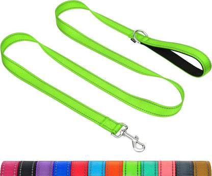 Taglory Dog Leash for Small Dogs, Double-Sided Reflective for Night Walking, Neoprene Padded Handle, 3/4 inch by 6 ft, Lightweight for Small Medium Breeds up to 30 lbs, Black - Image 10