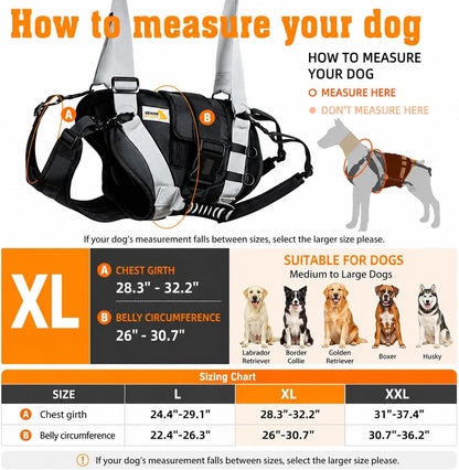 Breathable mesh construction of Senior Budday dog sling