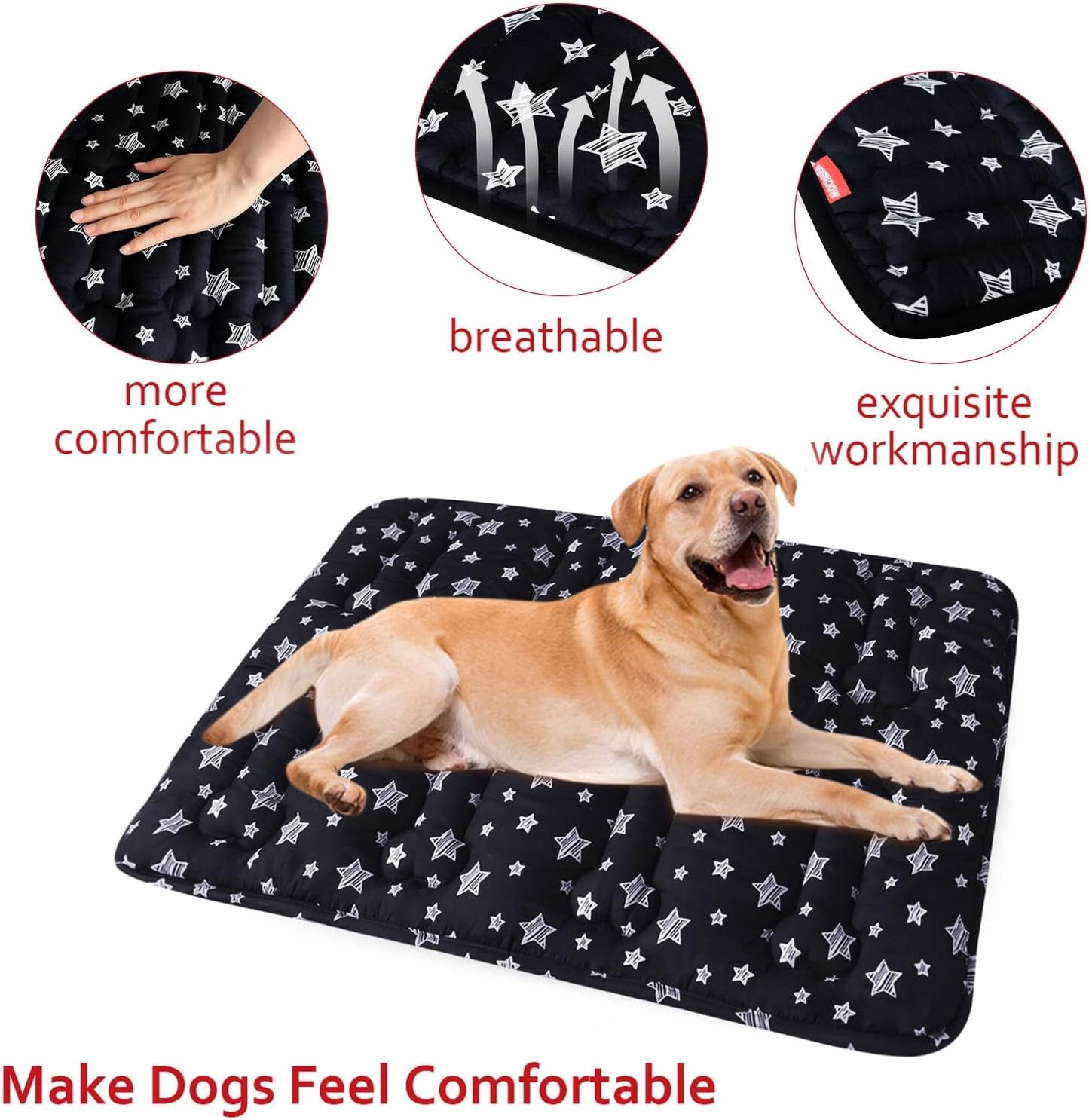 Side profile of Moonsea pet mat showing thickness