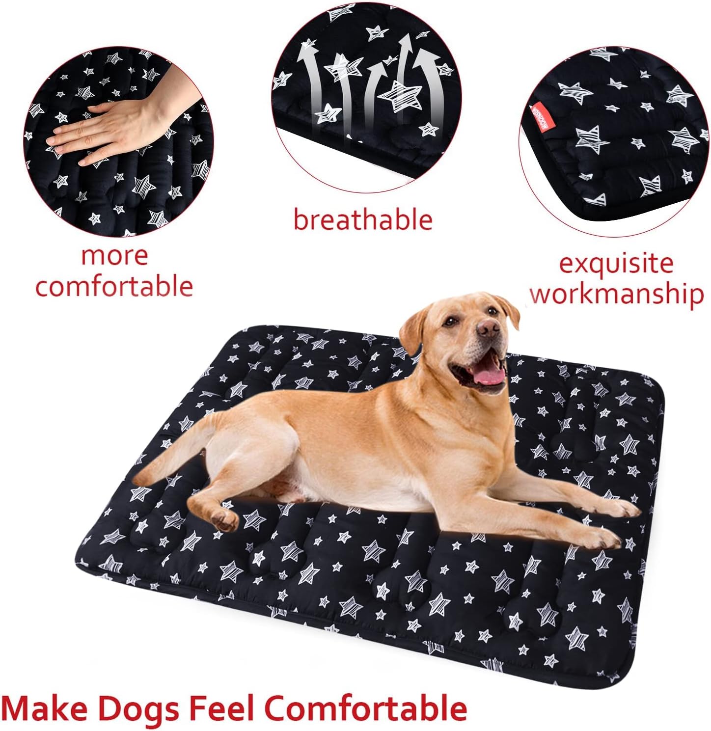 Side profile of Moonsea pet mat showing thickness